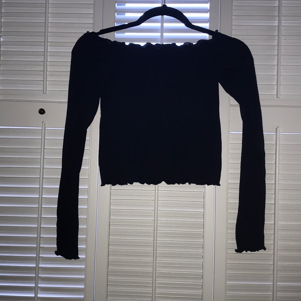 Forever 21 off the shoulder crop